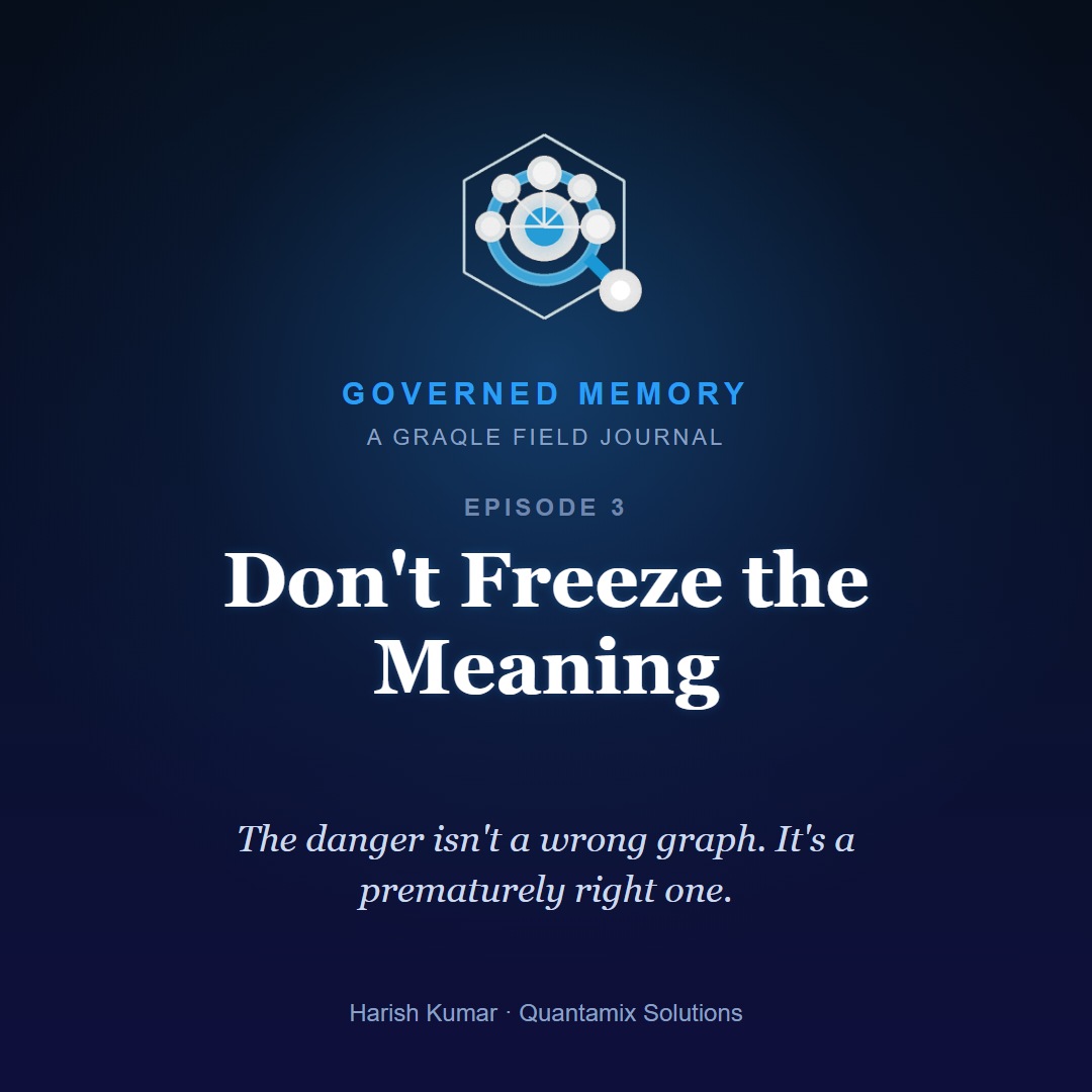 Governed Memory episode 3